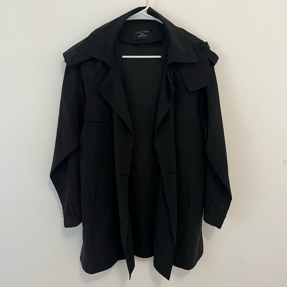Love Tree Trench Coat